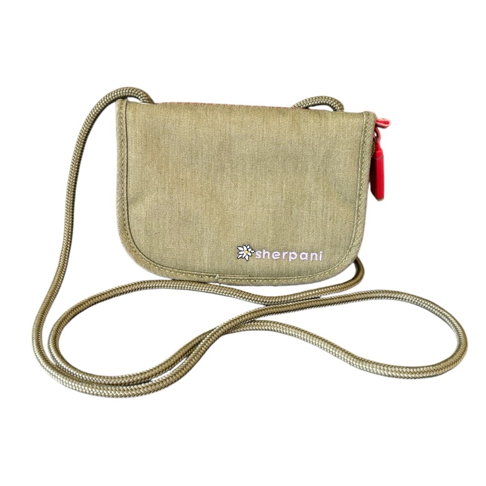 Sherpani Zoe Green Travel Crossbody Bag Wallet Purse by Jambu Y2K